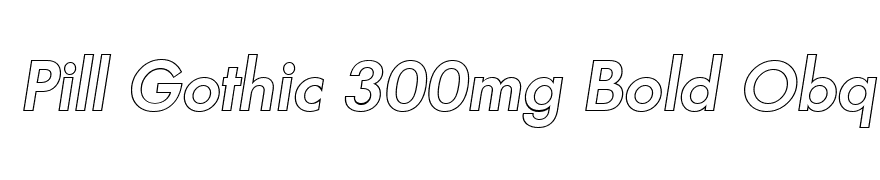 PeterBeckerOutline-Medium-Italic