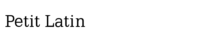 Petit Latin