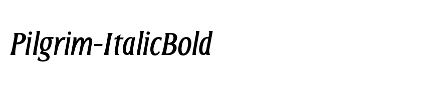 Pilgrim-ItalicBold