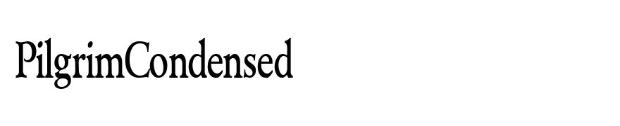 PilgrimCondensed
