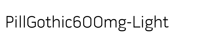 PillGothic600mg-Light