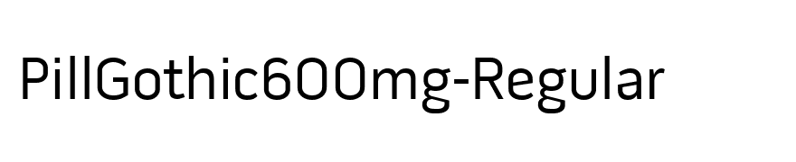 PillGothic600mg-Regular