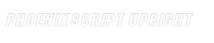 PittsburghOutline Oblique