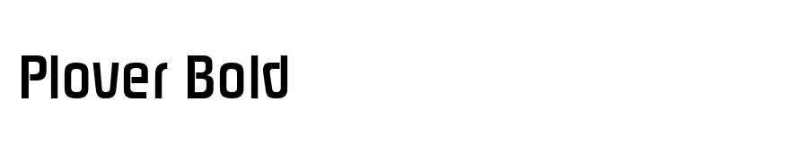 Plover Bold