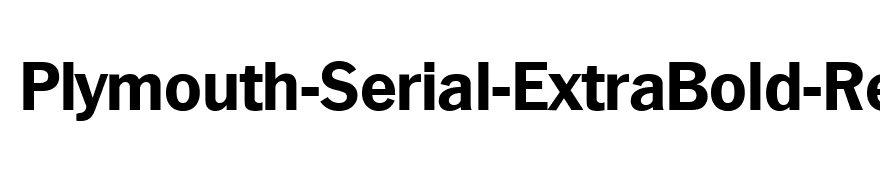 Plymouth-Serial-ExtraBold-Regular