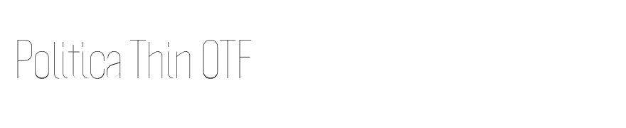 Politica Thin OTF