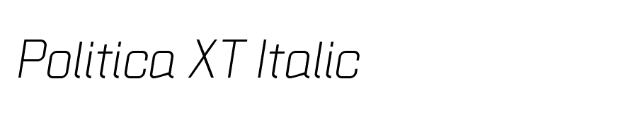 Politica XT Italic