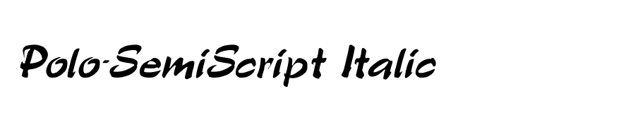 Polo-SemiScript Italic
