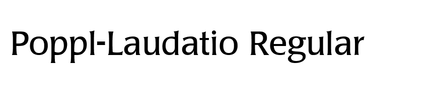 Poppl-Laudatio Regular