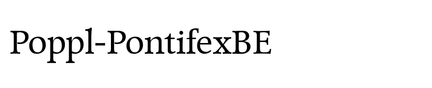 Poppl-PontifexBE