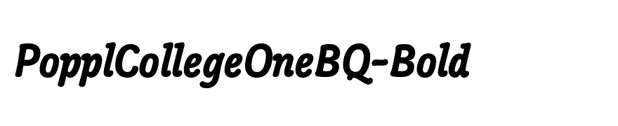 PopplCollegeOneBQ-Bold