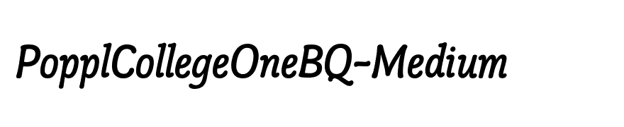 PopplCollegeOneBQ-Medium