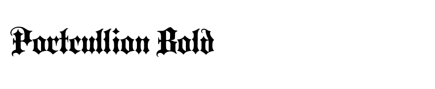 Portcullion Bold