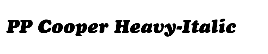 PP Cooper Heavy-Italic