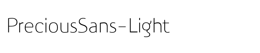 PreciousSans-Light