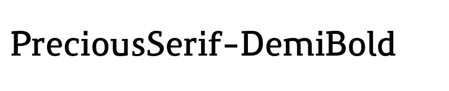PreciousSerif-DemiBold