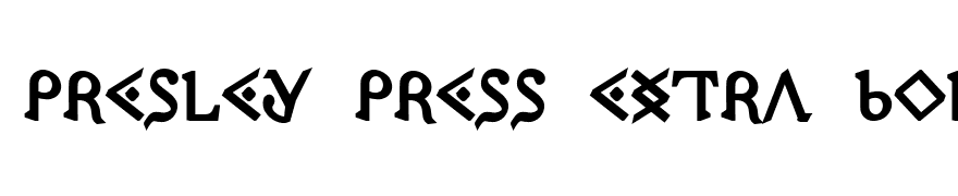 Presley Press Extra Bold