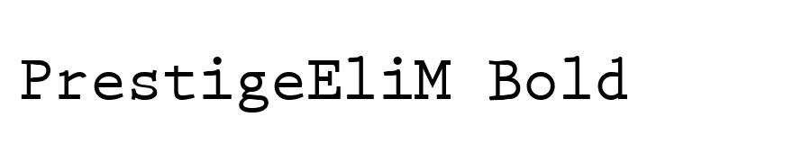 PrestigeEliM Bold
