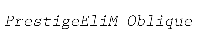 PrestigeEliM Oblique