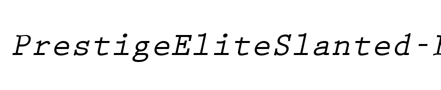 PrestigeEliteSlanted-Bold