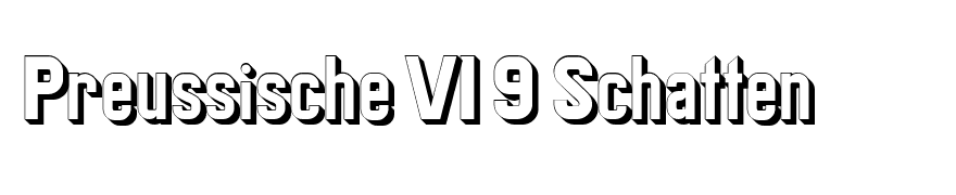Preussische VI 9 Schatten