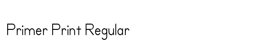 Primer Print Regular