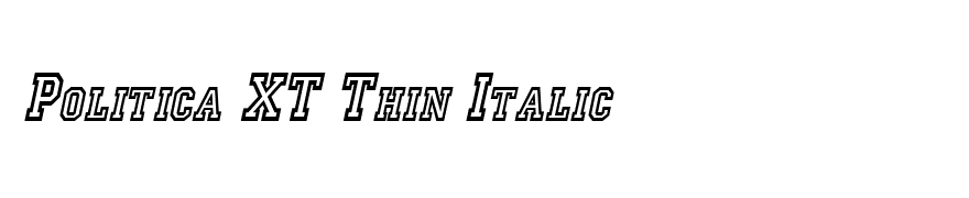 Princeton Condensed Italic