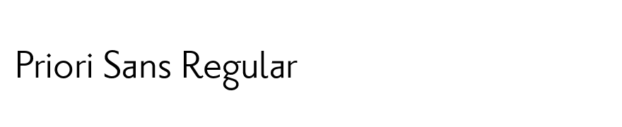 Priori Sans Regular