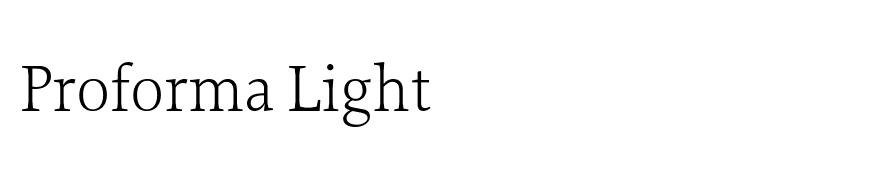Proforma Light