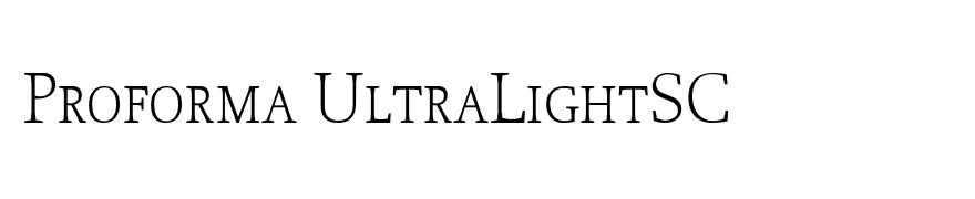 Proforma UltraLightSC