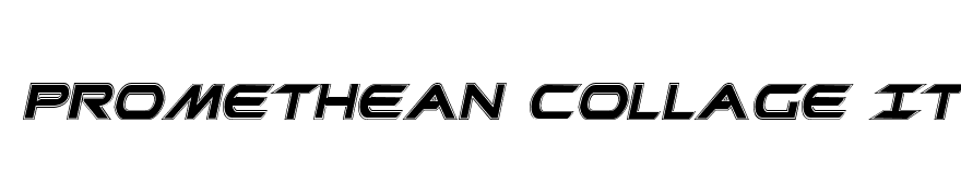 Promethean Collage Italic