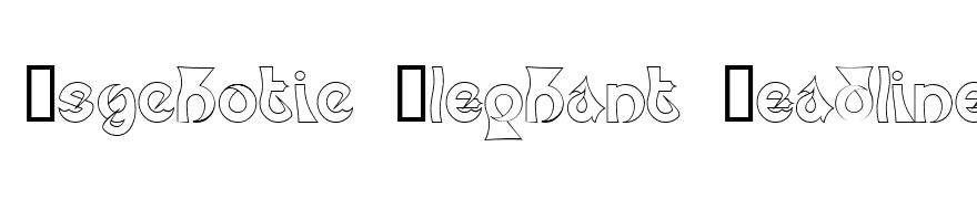 Psychotic Elephant Headline