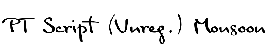 PT Script (Unreg.) Monsoon
