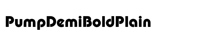 PumpDemiBoldPlain