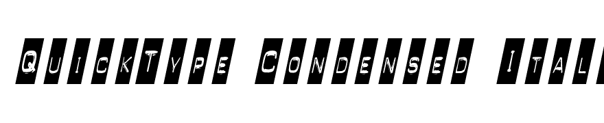 PunchLabelCondensed Italic