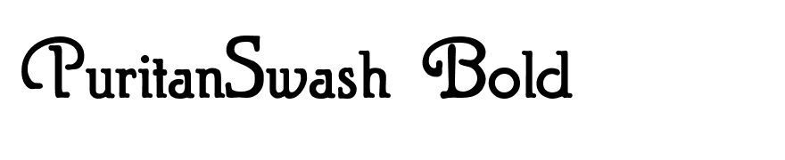 PuritanSwash Bold