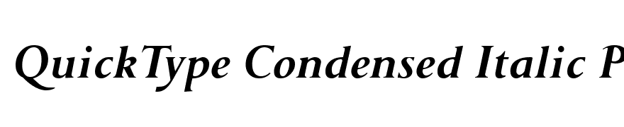 Purloin Bold Italic