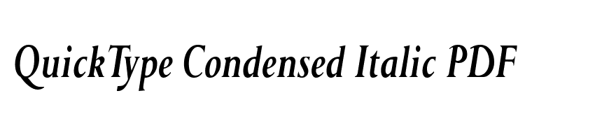 PurloinCondensed Bold Italic