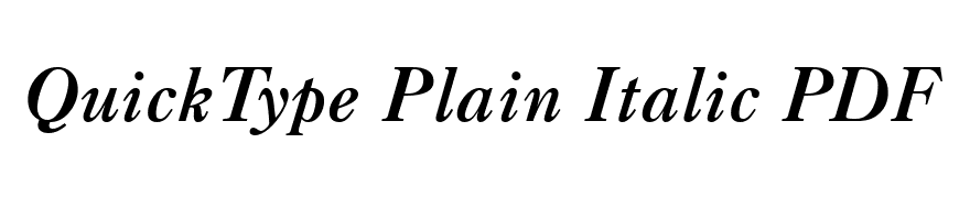 QTCaslan Bold Italic