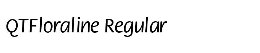 QTFloraline Regular