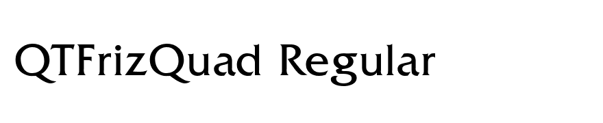 QTFrizQuad Regular