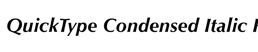 QTOptimum Bold Italic