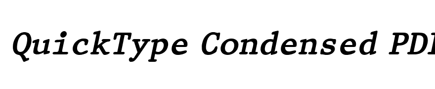 QTPristine Bold Italic