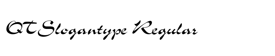 QTSlogantype Regular