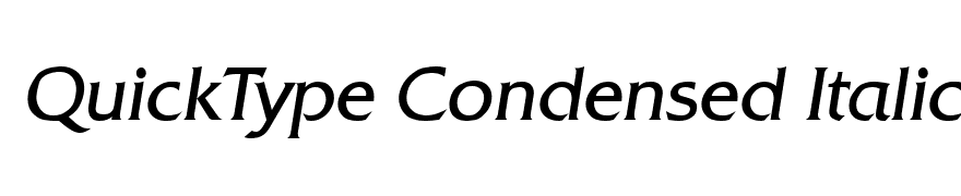 Quadrata SF Italic