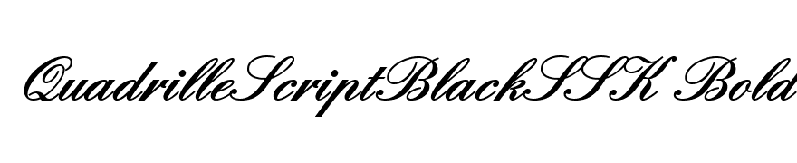 QuadrilleScriptBlackSSK Bold