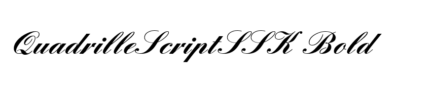 QuadrilleScriptSSK Bold