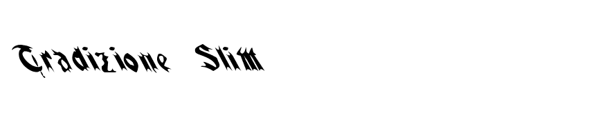 QuaelGothicLeftyCondensed