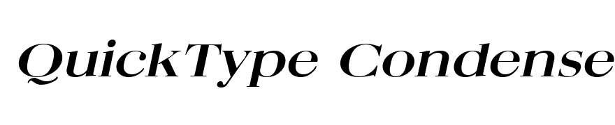 QuantasBroad Bold Italic