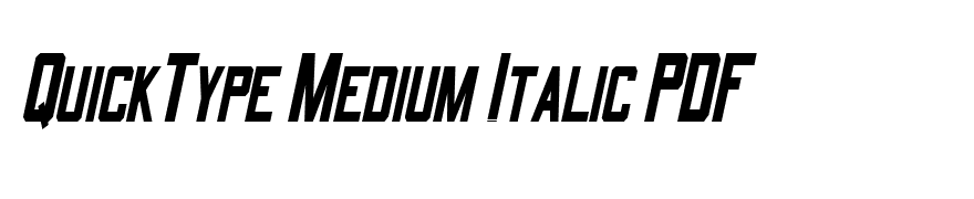 QuarterbackCondensed Oblique